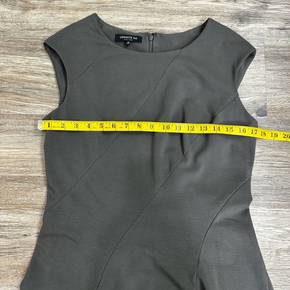 LAFAYETTE 148 NEW YORK TOPENGA PUNTO MILANO A-LINE  FISCUS DRESS sz 10 - Picture 11 of 13